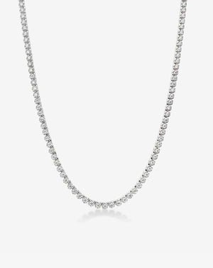 Elegant Mini Diamond Tennis Necklace - Timeless Sparkle for Every Occasion.