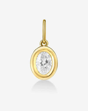 Elegant Framed Lab-Diamond Pendant for Timeless Style.