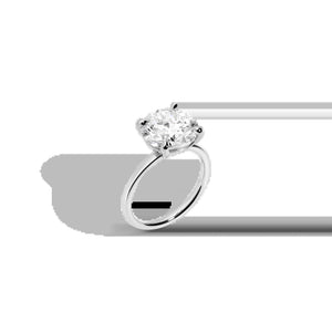 4Ct round Lab Grown Diamond Solitaire Ring NikNenz™ Premium Gold & Diamonds