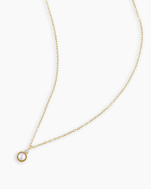 14K Gold Birthstone Necklace