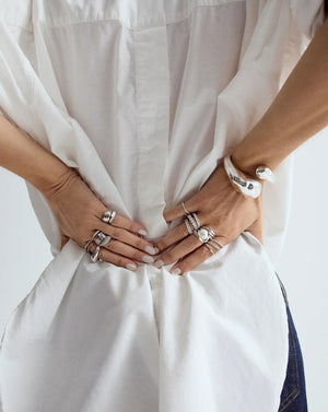 Elegantly Curved Coco Bangle.