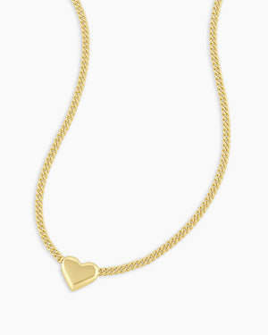 Lou Helium Heart Necklace NikNenz™ Premium Gold & Diamonds