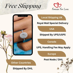 Vintage round Diamond Engagement Ring Unique Promise Ring White Gold Engagement Women Wedding Anniversary Gift.