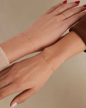 14K Diamond Bond Bracelet