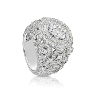 Iced Out Sterling Silver Men's Ring – A Bold Statement Piece for Birthdays & Everyday Luxury.