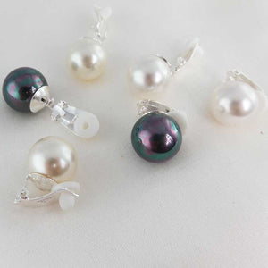 Swarovski Clip-On Earring, Pearly Clip-On Earring