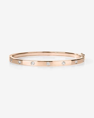 Exquisite Inlay Diamond Bangle – Dazzle with Elegance!.