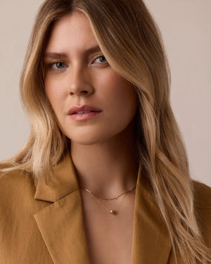Diamond Bond Interlocking Rose Necklace NikNenz™ Premium Gold & Diamonds