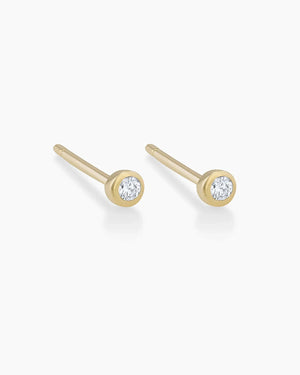14K Classic Diamond Studs