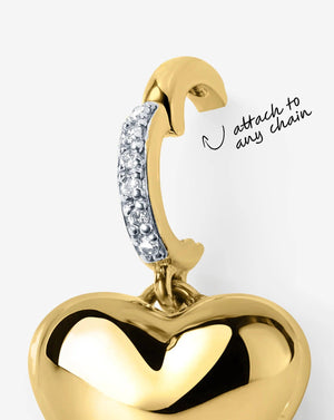 Personalized Engravable Heart Charm - A Timeless Keepsake.