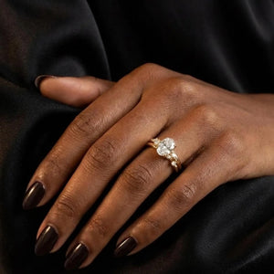 Travel Ring Oval Cut IGI Certified Lab Grown Diamond Engagement Ring, 3.00 CT Solitaire Diamond Ring, 14K Solid Gold, Anniversary Ring Gift
