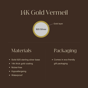 14K Gold Vermeil Diamond Stud Earrings: Elegant Minimalist Jewelry, Ohrstecker Gold, Ohrringe Gold