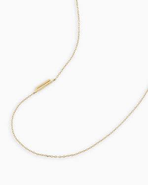 14K Gold Alphabet Necklace NikNenz™ Premium Gold & Diamonds
