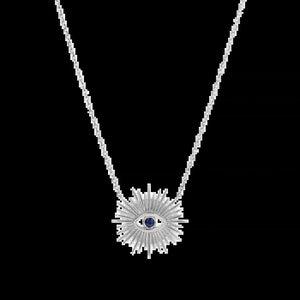 Sunburst Evil Eye Necklace