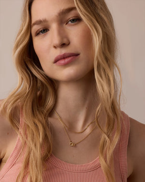 Crew Interlocking Necklace NikNenz™ Premium Gold & Diamonds