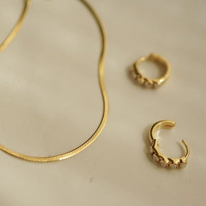 Fine Snake Chain Necklace 18Ct Gold Plate