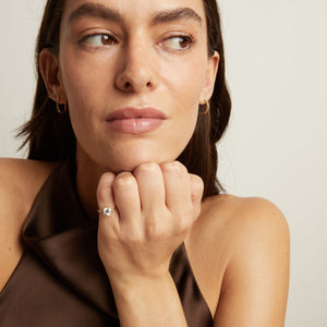 1Ct round Lab Grown Diamond Georgian Ring NikNenz™ Premium Gold & Diamonds