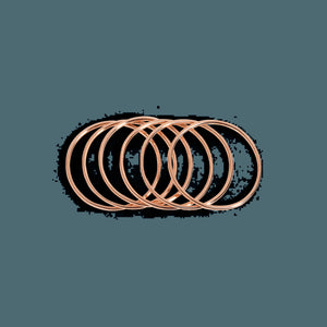 Thin Stackable Ring NikNenz™ Premium Gold & Diamonds