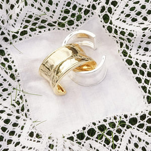 Polly Cuff Bangle 18Ct Gold Plate