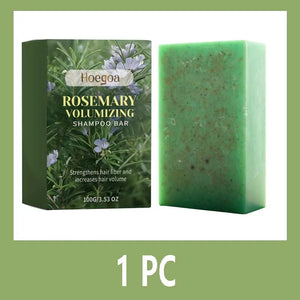 100G Rosemary Soap for Hair Growth Volumizing Smoothing Bars Strengthening Thickening Hair Care Shampoo for All Hair Types