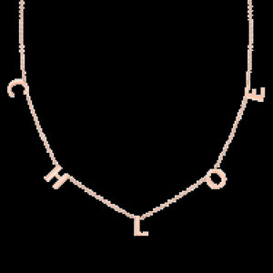 Spaced Letter Necklace