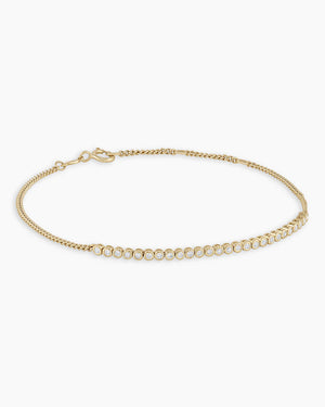 14K Classic Diamond Row Bracelet