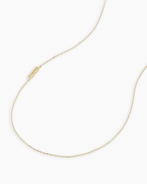 14K Gold Alphabet Necklace NikNenz™ Premium Gold & Diamonds