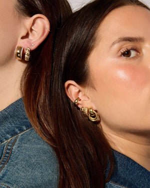 Chic Rope Door Knocker Earrings for a Stylish Touch.