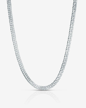Oversized Curb Chain Statement Necklace.