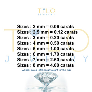 Set of 5! 925 Solid Sterling Silver Basket Set round CZ Stud Earrings, Pushback Sleeper Studs, Simulated Diamond, Unisex, by TILO Jewelry