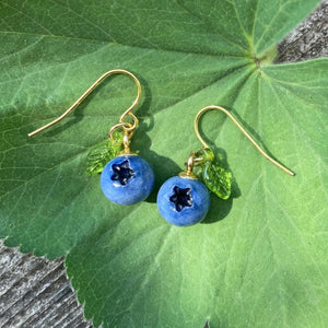Blueberry Dangle Earrings