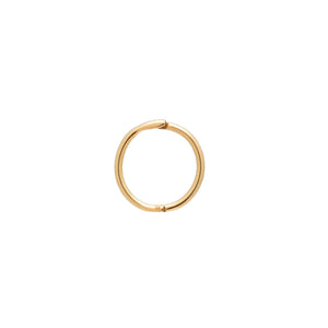 Hinged Sleeper Earrings: Sterling Silver or Gold Hoops (10Mm 13Mm 16Mm)