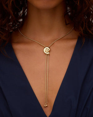 Nautilus Bolo Necklace NikNenz™ Premium Gold & Diamonds