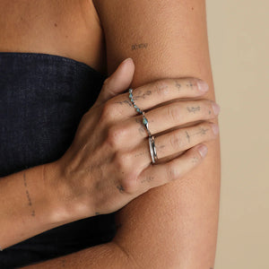 Opal Cocktail Ring in Silver