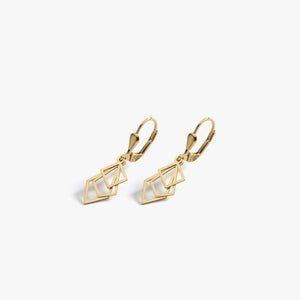 14K Solid Gold Elegant Leverback Drop Earrings – Perfect Gift for Mother's Day, Birthdays & Everyday Luxury.