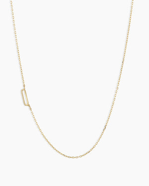 14K Gold Alphabet Necklace NikNenz™ Premium Gold & Diamonds