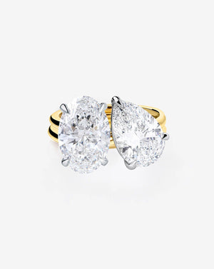 Elegant Whisper Thin® Duet: Oval & Pear - Size 4.70.