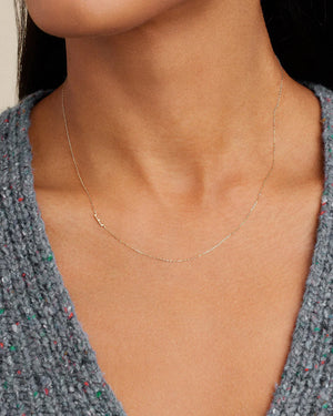 14K Gold Alphabet Necklace NikNenz™ Premium Gold & Diamonds