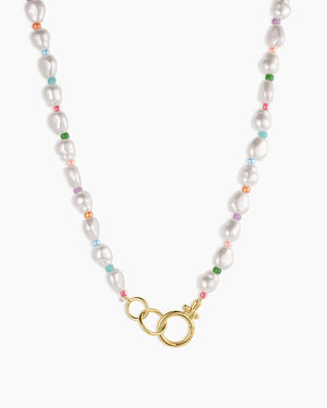 Pearl Rainbow Cove Necklace NikNenz™ Premium Gold & Diamonds