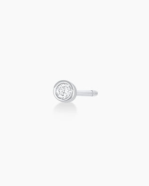 14K Classic Diamond Single Stud