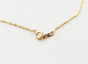 18K Gold Anklet (750/1000) Singapore Link – Solid Yellow Gold Ankle Chain – 18-Karat Women'S Ankle Bracelet – Gift for Women