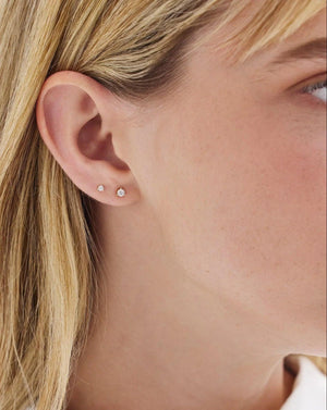 Sparkling Tiny Diamond Studs for Everyday Elegance.