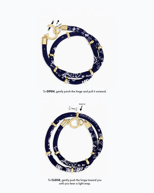 Paisley Bandana Wrap Bracelet