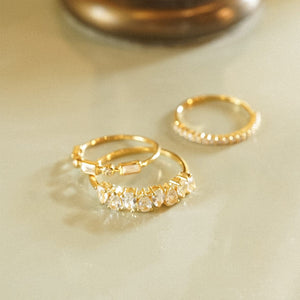 Estée Lalonde Fine Pear Sapphire Ring 14Ct Solid Gold