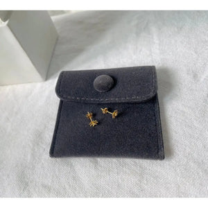 9ct Solid Gold Mini Flower Stud Earrings – Dainty Floral Sparkle for Birthdays & Everyday Luxe.
