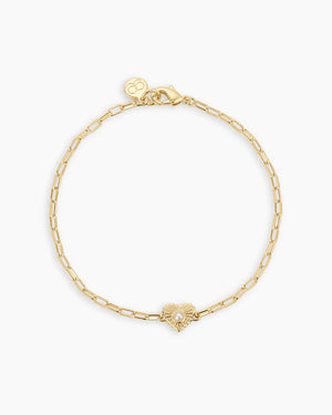 Birthstone Heart Bracelet