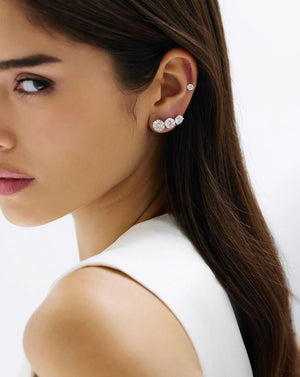 Elevate Your Elegance with Round Lab Diamond Studs.