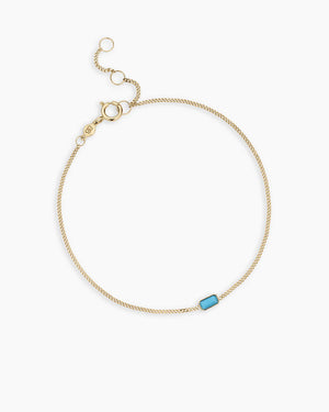 14K Gold Wilder Birthstone Bracelet