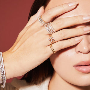 Open Link Ring NikNenz™ Premium Gold & Diamonds