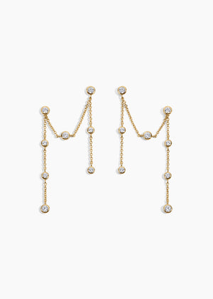 Dewy Earrings NikNenz™ Premium Gold & Diamonds